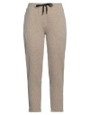 Juvia Woman Pants Sand Size M Cotton, Polyester In Beige