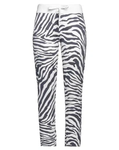 Juvia Woman Pants Slate Blue Size S Cotton, Polyester