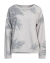 Juvia Woman Sweatshirt Light Grey Size Xs Cotton, Polyester In Grey