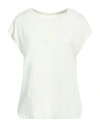 Juvia Woman T-shirt Light Green Size S Cotton, Viscose
