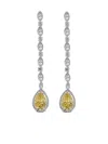 Juwelina Paris Aurelie Earrings In Yellow
