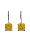 Juwelina Paris Charleston Earrings In Yellow
