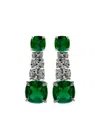 Juwelina Paris Eden Cascade Earrings In 绿色