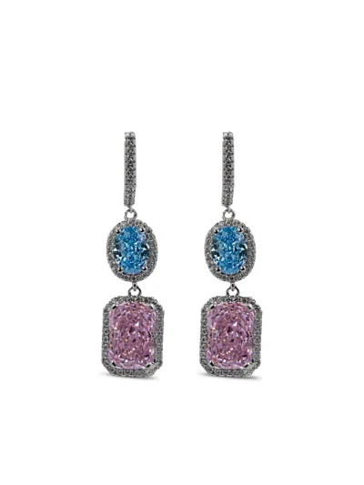 Juwelina Paris Marlene Earrings In Blue