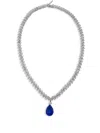 Juwelina Paris Reve Bleu Necklace In Blue