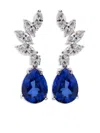 Juwelina Paris Reve Earrings In Blue