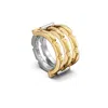 Juzzle Jewelry Women's Silver / Gold Unity Bronze & Sterling Silver Puzzle Ring In Multi