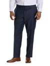 Jv Reflex Big & Tall Flat-front Suit Pants