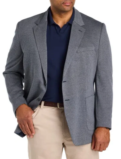 Jv Reflex Big & Tall Houndstooth Sport Coat V2 In Blue