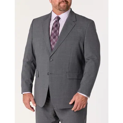 Jv Reflex Big & Tall Tonal Suit Jacket In Gray