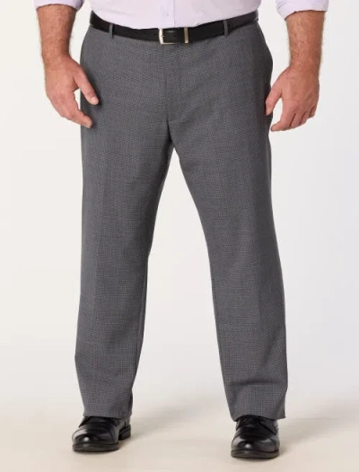 Jv Reflex Big & Tall Tonal Suit Pants In Gray