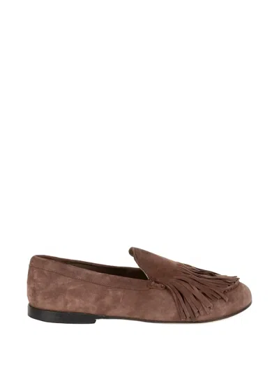 Jvam Fringe-detail Suede Loafers In Multi