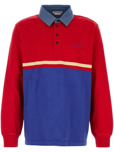 Jw Anderson 100% Cotton Polo Shirt In Red