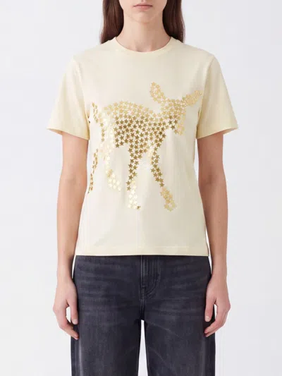 Jw Anderson All-over Star Graphic Print Cotton T-shirt In White