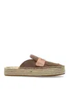 Jw Anderson Brown Slip On Espadrilles In Neutral