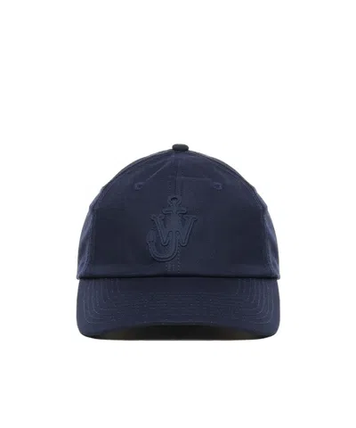 Jw Anderson Alphabet Baseball Cap In Black
