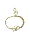 Jw Anderson J. W. Anderson Gold-tone Chain Bracelet In Gold