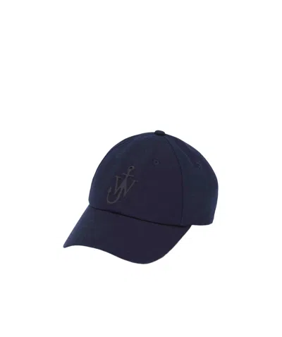 Jw Anderson Anchor Cap In Black