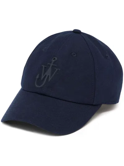 Jw Anderson Anchor Cap In Blue
