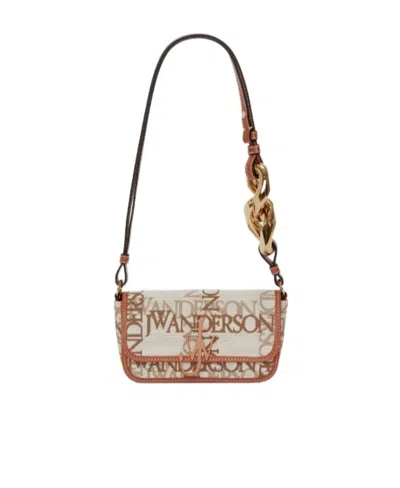 JW ANDERSON JW ANDERSON CHAIN ANCHOR LOGO PLAQUE CROSSBODY BAG