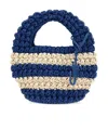 Jw Anderson Women's Popcorn Basket Tote Bag In Blue