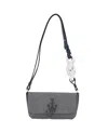 Jw Anderson Anchor-chain Baguette Shoulder Bag In Blue