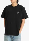 Jw Anderson Anchor Embroidered Crewneck T-shirt In Black
