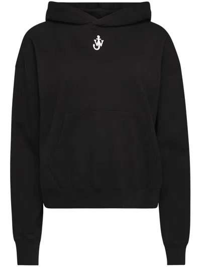 JW ANDERSON JW ANDERSON ANCHOR-EMBROIDERED HOODIE