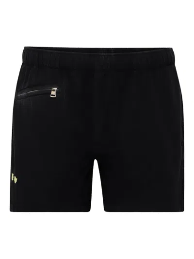 Jw Anderson Anchor-embroidered Shorts In Black