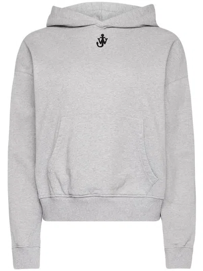 Jw Anderson Sweatshirt In Grey Cotton In Gray