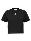 Jw Anderson Anchor Embroidered Cropped T-shirt