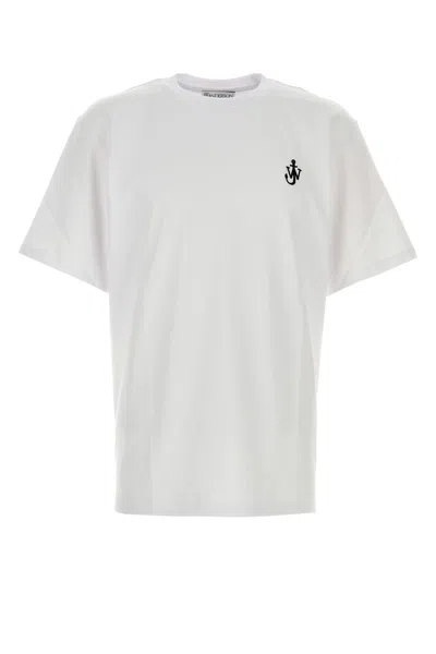 JW ANDERSON JW ANDERSON WHITE COTTON T-SHIRT