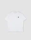 Jw Anderson Anchor Embroidery T-shirt In White