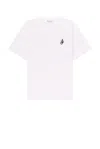 Jw Anderson Anchor Embroidery T-shirt In White