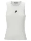 Jw Anderson J. W.anderson Anchor Embroidery Vest In White