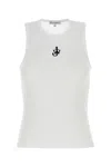 Jw Anderson J. W.anderson Anchor Embroidery Vest In White