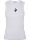 Jw Anderson J. W.anderson Anchor Embroidery Vest In White