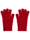 Jw Anderson J. W.anderson Anchor Gloves In Bright Red