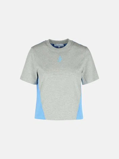 Jw Anderson 'anchor' Grey Cotton T-shirt