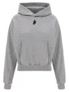 Jw Anderson Anchor Hoodie In Gray