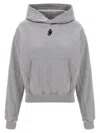 Jw Anderson Anchor Hoodie In Gray
