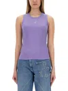Jw Anderson Women's Anchor Jwa Logo Tank Top In Lilac