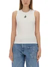 Jw Anderson J. W.anderson Anchor Embroidery Vest In White
