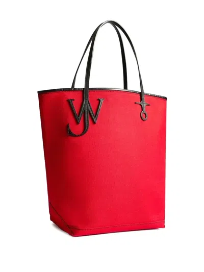 Jw Anderson Grosser Anchor Tote Bag In Red