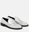 Jw Anderson Loafer Mit Anker-logo In Silver