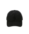 Jw Anderson Logo Baseball Cap In Black