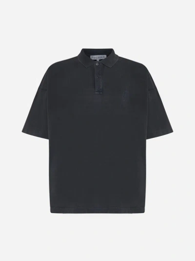 JW ANDERSON ANCHOR LOGO COTTON POLO SHIRT