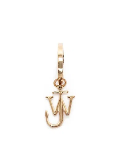 Jw Anderson Anchor Logo Ear Cuff In Gold