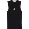 Jw Anderson J.w.anderson 'anchor Embroidery' Top In Black