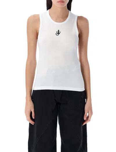 JW ANDERSON JW ANDERSON ANCHOR LOGO EMBROIDERY TANK TOP